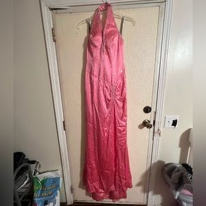 Size 6 Tony Bowls pink long formal